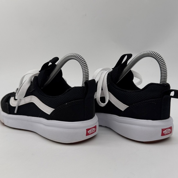 Vans Range EXP Low Top Youth Size 4 Black White Nylon Suede Sneakers - Picture 10 of 16